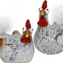 Påskehøner Morsomme Kyllingkyllinger Deco Keramikk 4stk