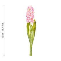 gjenstander Hyacinth Real-Touch Rosa 40cm