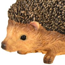 gjenstander Pinnsvin dekorativ høstfigur håndmalt brun 14×9,5×9 cm