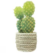 gjenstander Kaktus i potte kunstig kaktus assortert 28cm 2stk