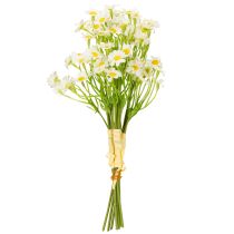 gjenstander Kunstig kamille som blomsterbukett for naturlig og lettstelt dekorasjon, 28 cm, 3 stk.