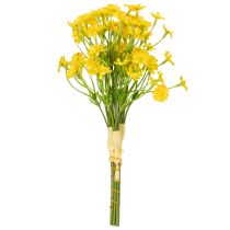 gjenstander Kunstig kamille som blomsterbukett for frisk og lettstelt dekorasjon, 28 cm, 3 stk.