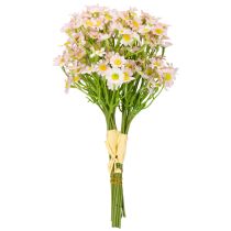 gjenstander Kunstig kamillebukett for lys og lettstelt hjemmedekorasjon, 28 cm, 3 stk.