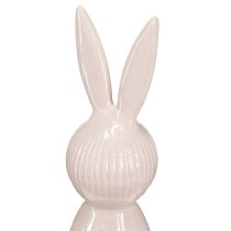 gjenstander Dekorativ keramisk kaninfigur for moderne interiørdesign, 22 cm