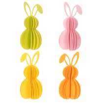 gjenstander Dekorativ filtkaninfigur til vårdekorasjon, 20 cm, 4 stk.