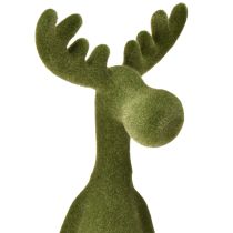 gjenstander Dekorativ kantsitter i Elk, grønn, H31 cm, 2 stk.