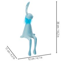 gjenstander Dekorativ kanin søt påskedekorasjon hylleholder for vinduskarmen 36 cm 2 stk