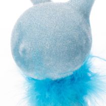 gjenstander Dekorativ kanin søt påskedekorasjon hylleholder for vinduskarmen 36 cm 2 stk