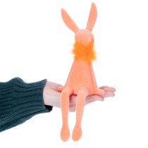 gjenstander Påskehare-hylleholder, sittende påskeharefigur til påske og vår, 27 cm, 2 deler