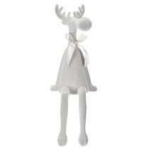 gjenstander Julefigur reinsdyr med lange ben, hylleholder, 54 cm