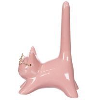 gjenstander Dekorativ kattefigur, ideell dekorasjon for soverom og bad, 14 cm, 2 deler