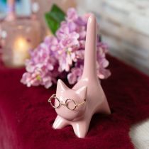 gjenstander Dekorativ kattefigur, ideell dekorasjon for soverom og bad, 14 cm, 2 deler