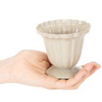 gjenstander Dekorativ bolle, kremfarget trofé, liten, 10 cm
