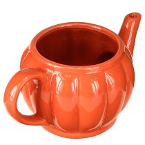 gjenstander Keramisk plantepotte, tekanne, oransje, assortert, 21,5 × 13 × 10 cm, 2 stk.
