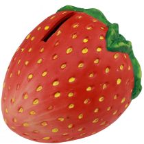gjenstander Keramisk pengeskrin jordbærpynt 17 × 13,5 × 13,5 cm