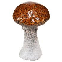 gjenstander Keramiske sopper keramisk dekorasjon sopp oransje gul brun 8 cm 3 stk