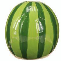 gjenstander Keramikkvase vannmelon dekorativ vase keramikk H12cm