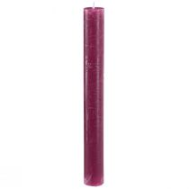 gjenstander Stearinlys ensfargede Berry stick lys 34x300mm 4 stk