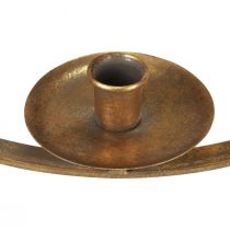 gjenstander Lysholder for oppheng av metalldekor gull vintage Ø38/H48cm