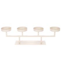 gjenstander Moderne lysestake med fire lysfat, 47 cm