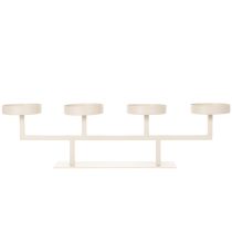 gjenstander Moderne lysestake med fire lysfat, 47 cm