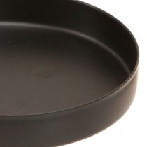 gjenstander Lysestake adventskrans metall matt svart Ø8cm 4 stk
