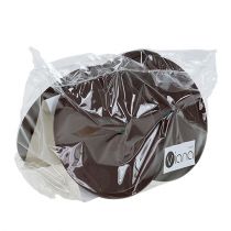 gjenstander Lysholder brun Ø8cm 4 stk