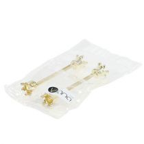 gjenstander Lysholder krone gull 4 stk