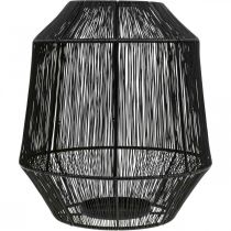 gjenstander Lysestake Sort Deco Lantern Trådkurv Ø24cm H28cm