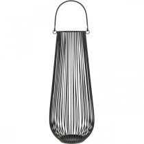gjenstander Lysholder sort dekorativ lykt med håndtak Ø22cm H52cm