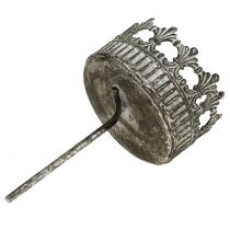 gjenstander Lysestaker sølv antikk Ø7cm H12cm 4 stk