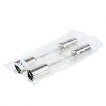 gjenstander Lysholder sølv til pinnelys Ø2,2cm 4 stk