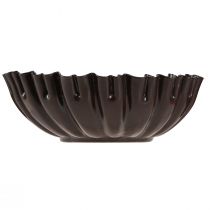 gjenstander Lysholder vintage kakeform mørkebrun Ø11,5cm 4stk