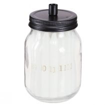 gjenstander Lysholder på glass med 24 lys adventskalender H14,5cm