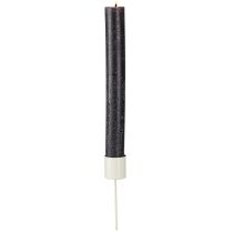 gjenstander Lysestake for tykke, koniske lys, metall, beige, 3,8 x 14 cm, 4 stk.