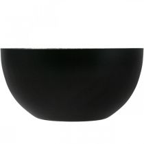 gjenstander Lysestake sort sølv julepynt Ø13cm H6,5cm