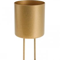 Lysholder til å stikke gull telysholder metall Ø5cm 4stk