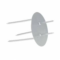 gjenstander Plug-in lysestake sølv Ø4,5cm 12 stk