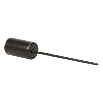 gjenstander Lysholder adventskranslysestake sort 2,2×4cm 4 stk