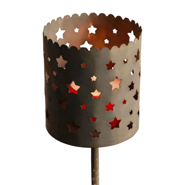 gjenstander Lysholder for å stikke adventskrans Ø6,5cm H14cm 4 stk