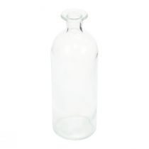 gjenstander Lysholder dekorative flasker minivaser glass klar H19,5cm 6stk