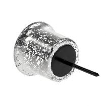 gjenstander Lysestake for telys sølv Ø6cm H10cm 2 stk