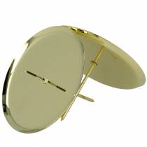 gjenstander Lysholder gull Ø6cm 4 stk