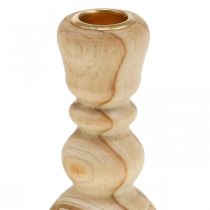 gjenstander Lysestake tre lysestake dreid landsted H11cm 3stk