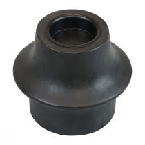 gjenstander Telysholder sort lysestake keramikk Ø12cm H9cm