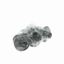 gjenstander Trinnlysestake sett sølv antikk Ø9,5-10,5cm H7-14cm 4stk