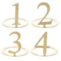 gjenstander Lysring med konisk lysnummersett til adventskrans 3 cm 4 stk