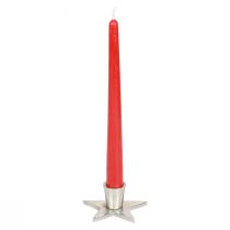 gjenstander Lysestake sølv pinne lysestake stjerne 8x8x4,5cm 4stk