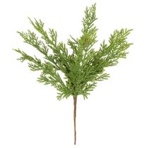 gjenstander Kunstig furukvist med kongler, 28 cm, 6 stk.
