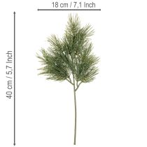 gjenstander Kunstig furukvist til vinterdekorasjoner, 40 cm, 4 stk.